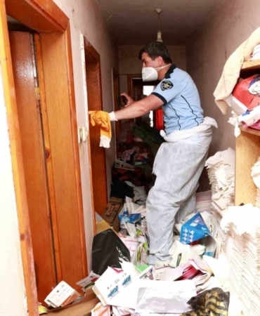 Osmangazi’de çöp ev sorununa anında müdahale