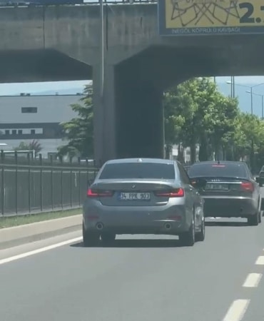 Trafikte tehlikeli seyreden sürücüye 22 bin lira ceza