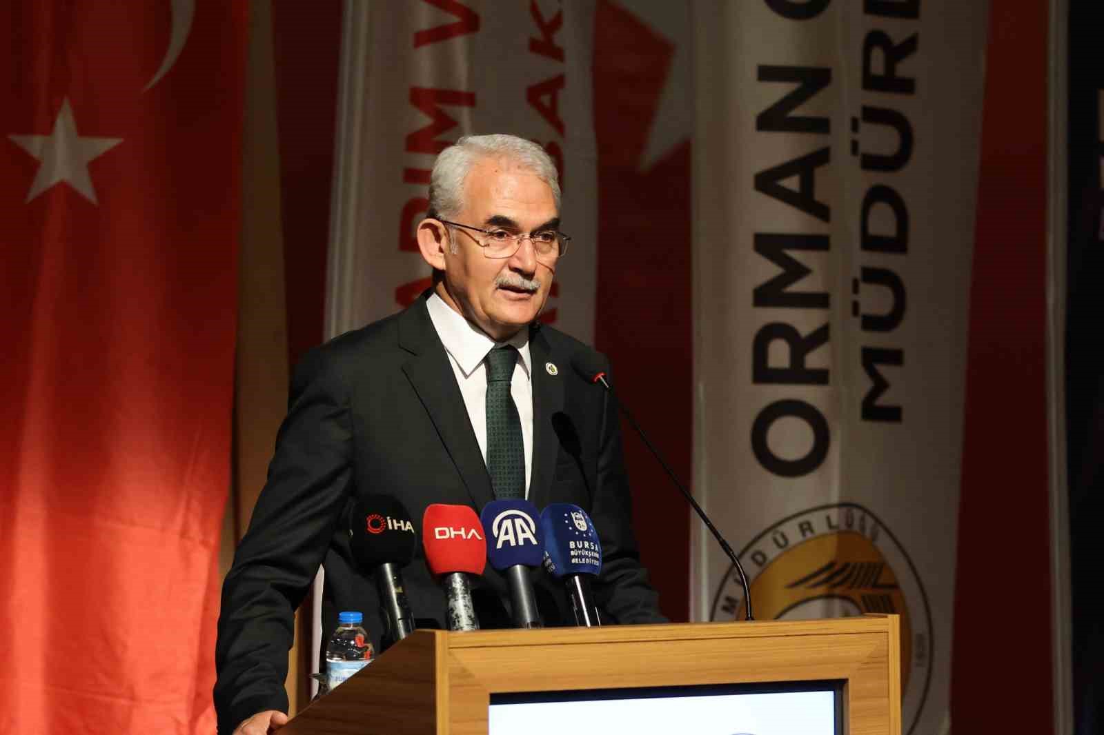 BURSA VALİLİĞİ, BURSA BÜYÜKŞEHİR BELEDİYESİ, TARIM VE ORMAN BAKANLIĞI ORMAN GENEL MÜDÜRLÜĞÜ İŞ BİRLİĞİYLE ‘ORMAN YANGINLARI BİLGİLENDİRME TOPLANTISI’ DÜZENLENDİ.