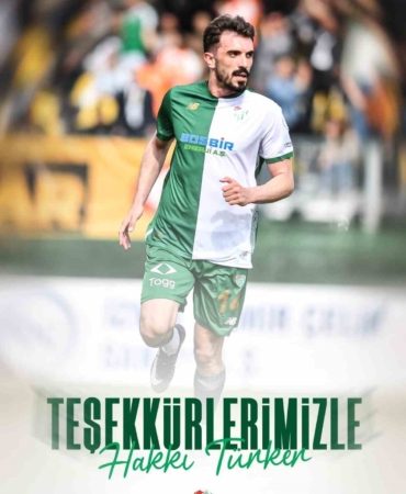 TRENDYOL 1. LİG EKİPLERİNDEN BURSASPOR, ORTA SAHA OYUNCUSU HAKKI TÜRKER İLE YOLLARINI AYIRDIĞINI AÇIKLADI.