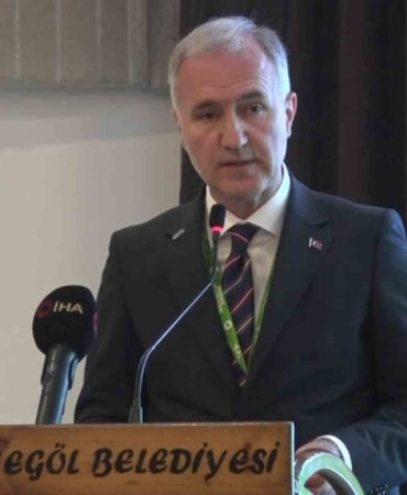 İNEGÖL BELEDİYE BAŞKANI ALPER TABAN KONUŞMA YAPTI