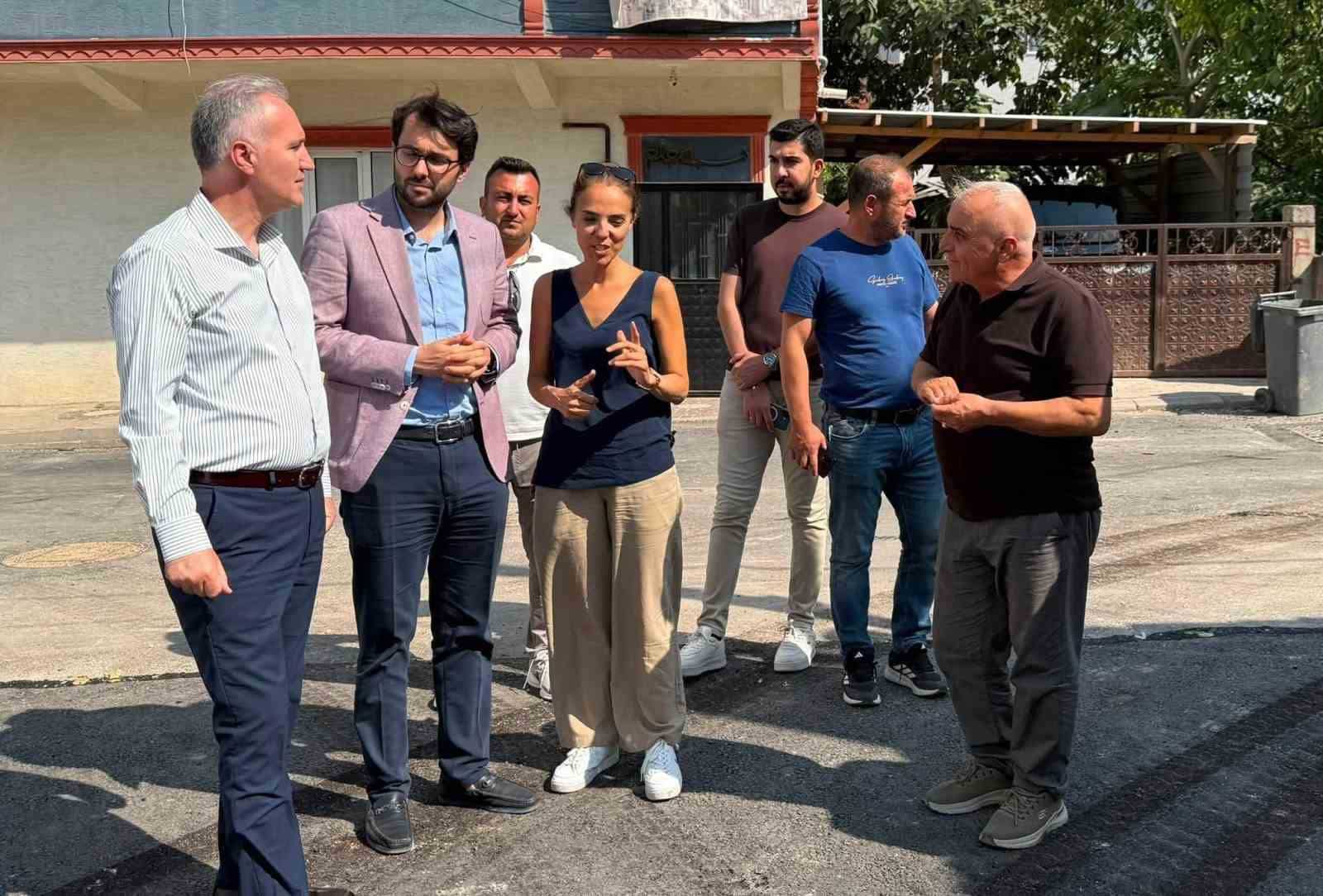 İNEGÖL BELEDİYE BAŞKANI ALPER TABAN, HUZUR VE CERRAH MAHALLELERİNDE BURSA BÜYÜKŞEHİR BELEDİYESİ BUSKİ TARAFINDAN SÜRDÜRÜLEN ALTYAPI ÇALIŞMALARINI YERİNDE İNCELEDİ.
