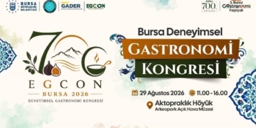 BURSA BÜYÜKŞEHİR BELEDİYESİ, 27-30 AĞUSTOS TARİHLERİNDE GERÇEKLEŞTİRECEĞİ ‘BURSA DENEYİMSEL GASTRONOMİ KONGRESİ' (EGCON) İLE ŞEHRİN ZENGİN MUTFAK MİRASINI AKADEMİ DÜNYASININ GÖRÜŞÜNE AÇIYOR.
