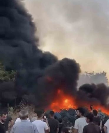 BURSA’DA HURDALIK ALANDA YANGIN
