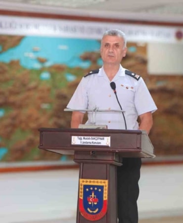 İL JANDARMA KOMUTANI TÜMGENERAL MUSTAFA BAKÇEPINAR'IN KONUŞMASI