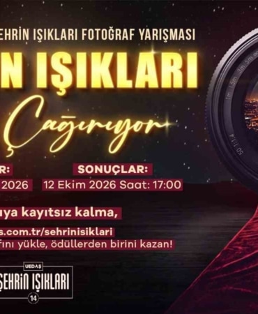 UEDAŞ TARAFINDAN BU YIL 14'ÜNCÜSÜ DÜZENLENEN 'ULUSLARARASI ŞEHRİN IŞIKLARI FOTOĞRAF YARIŞMASI' İÇİN BAŞVURULAR 1 EYLÜL'DE BAŞLIYOR.