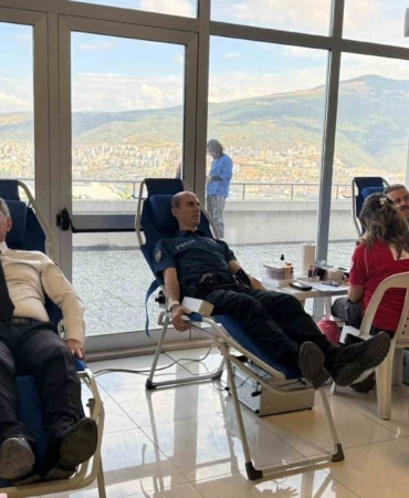 GEMLİK ADLİYESİNDE, TÜRK KIZILAY TARAFINDAN KAN BAĞIŞI KAMPANYASI DÜZENLENDİ.