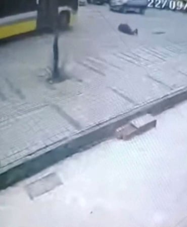 FECİ KAZANIN GÜVENLİK KAMERASI GÖRÜNTÜLERİ ORTAYA ÇIKTI.
