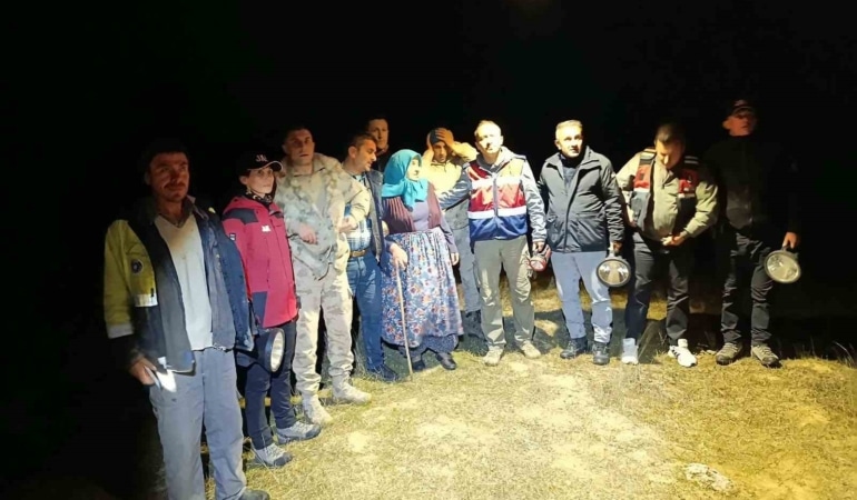 3 GÜNDÜR KAYIP OLAN 61 YAŞINDAKİ KADIN DRON İLE BULUNDU (FATMA AYBEY)
