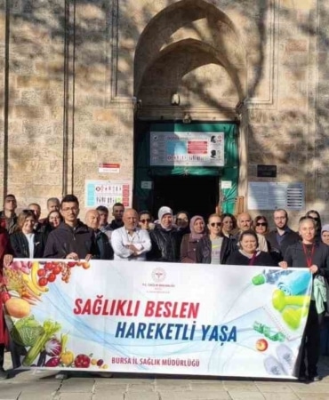 BURSA’DA “HAREKET ET, SAĞLIKLI YAŞA” YÜRÜYÜŞÜ