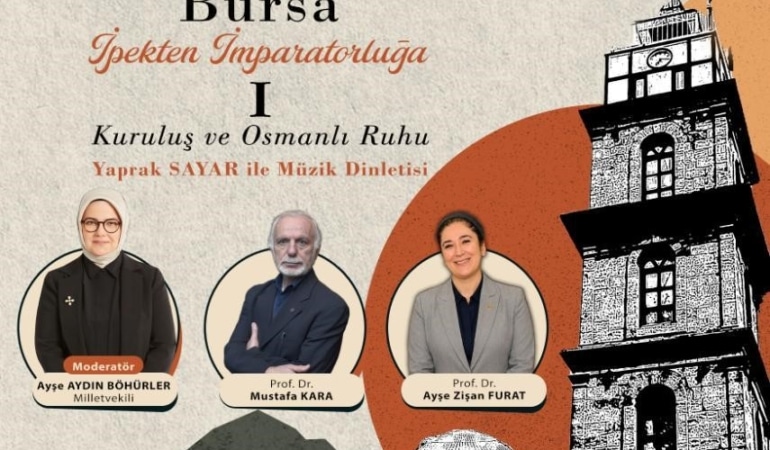BURSA BÜYÜKŞEHİR BELEDİYESİ, BURSA’NIN FETHİNİN 700. YILINA ÖZEL HAZIRLADIĞI ‘700. YIL SÖYLEŞİLERİ’ İLE ŞEHRİN TARİHİ BİRİKİMİNİ GÜN YÜZÜNE ÇIKARIYOR. SÖYLEŞİ DİZİSİNİN İLK PROGRAMINDA, BURSA’NIN KURULUŞTAN OSMANLI İMPARATORLUĞU’NA UZANAN TARİHSEL YOLCULUĞU ELE ALINACAK. 17 EKİM CUMARTESİ GÜNÜ BAŞLAYACAK OLAN SÖYLEŞİLER, MART 2027’YE KADAR HEY AY FARKLI KONUKLARLA BURSALILARLA BULUŞACAK.