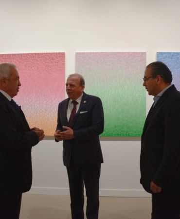 BURSA'NIN NİLÜFER İLÇESİNDE KURULAN CURE ART GALLERY, NİLÜFER BELEDİYE BAŞKANI ŞADİ ÖZDEMİR, BURSA TİCARET VE SANAYİ ODASI (BTSO) BAŞKANI ÖZER MATLI İLE ÇOK SAYIDA İŞ İNSANI VE SANATSEVERİN KATILDIĞI SERGİYLE AÇILDI.