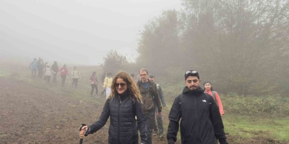 NİLÜFER BELEDİYESİ, CUMHURİYET’İN 103’ÜNCÜ YIL DÖNÜMÜNDE MYSİA YOLLARI’NDA DOĞA YÜRÜYÜŞÜ DÜZENLEDİ. GÜNGÖREN GÖLETİ’NDEN BAŞLAYAN 8 KİLOMETRELİK YÜRÜYÜŞ, ÜÇPINAR’DA TAMAMLANDI.